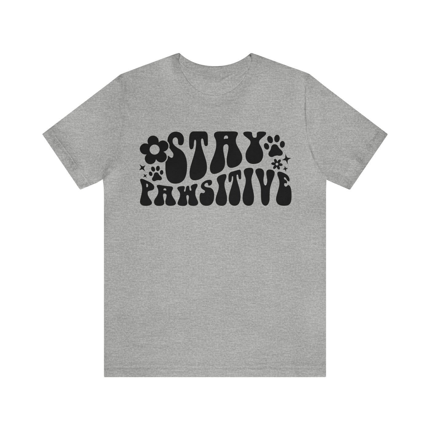 Stay Pawsitive Retro (Assorted Colors)