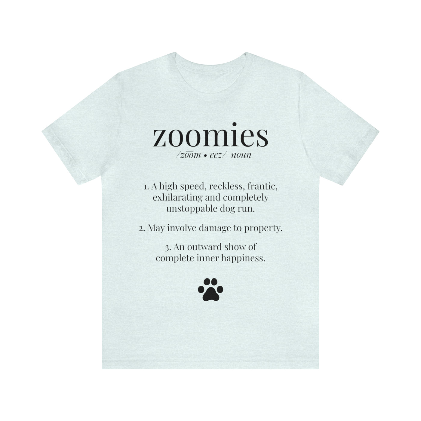 Zoomies T-Shirt (Assorted Colors)