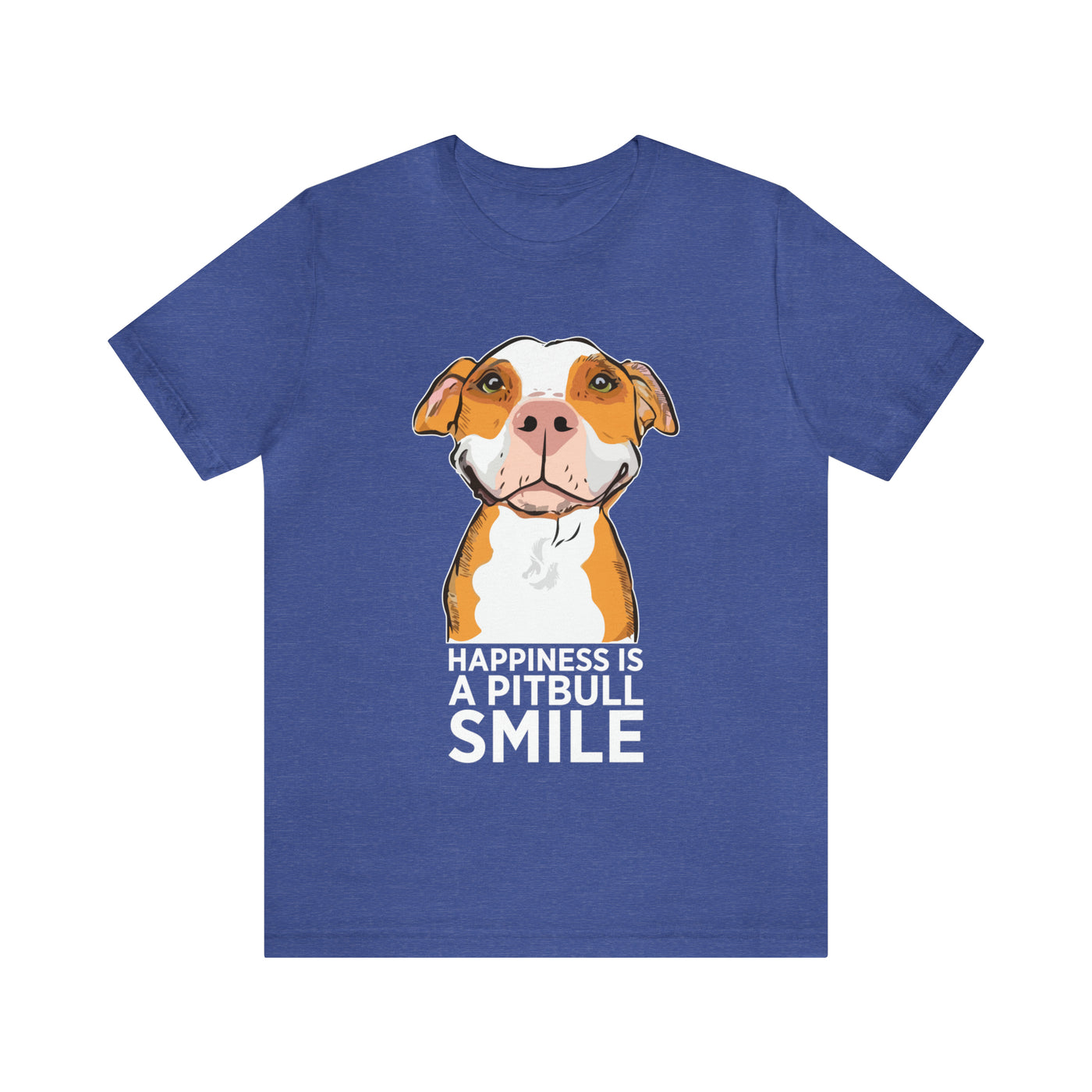 Happiness Is A Pitbull Smile T-Shirt (Assorted Colors)