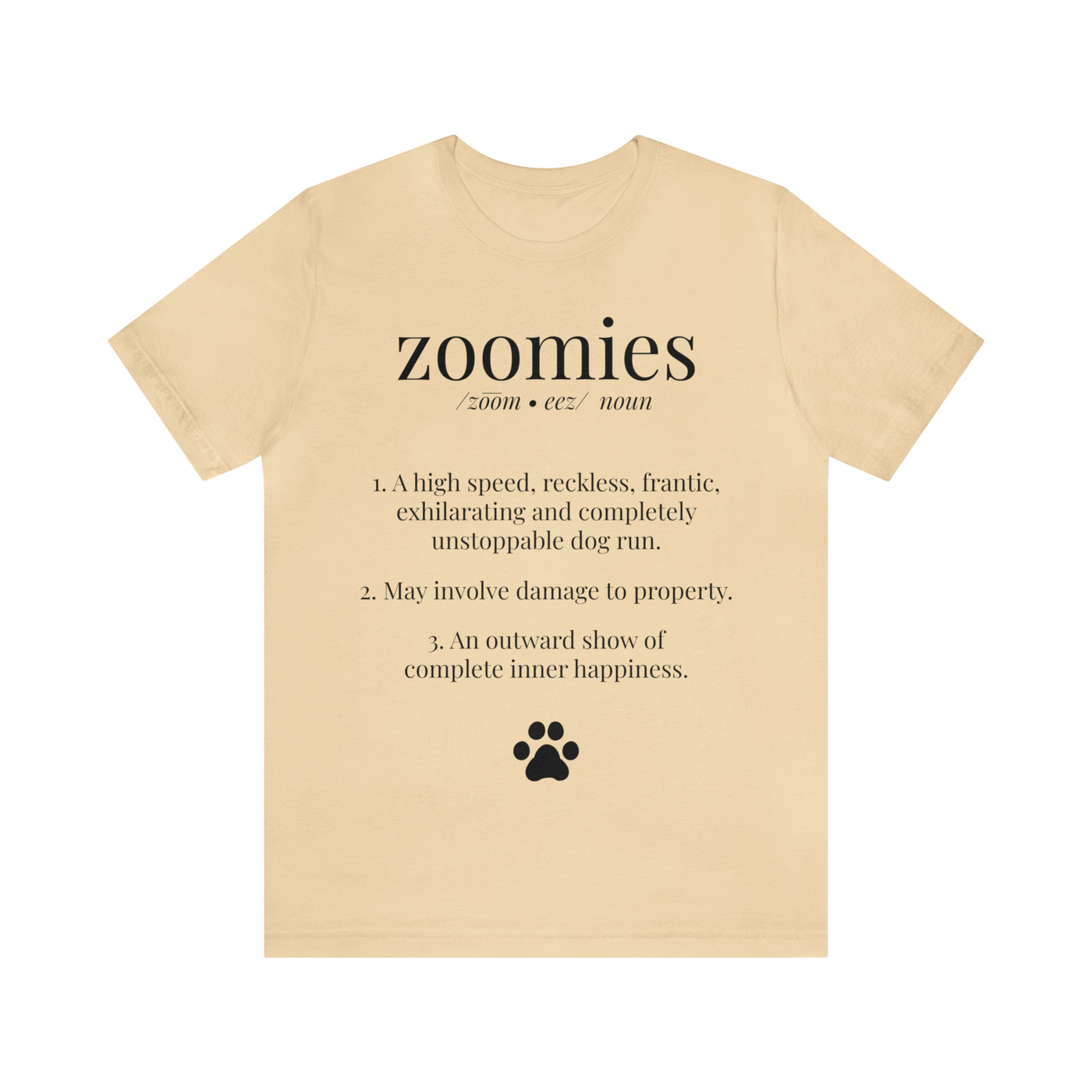 Zoomies T-Shirt (Assorted Colors)