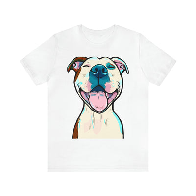 Happy Pitbull T-Shirt (Assorted Colors)