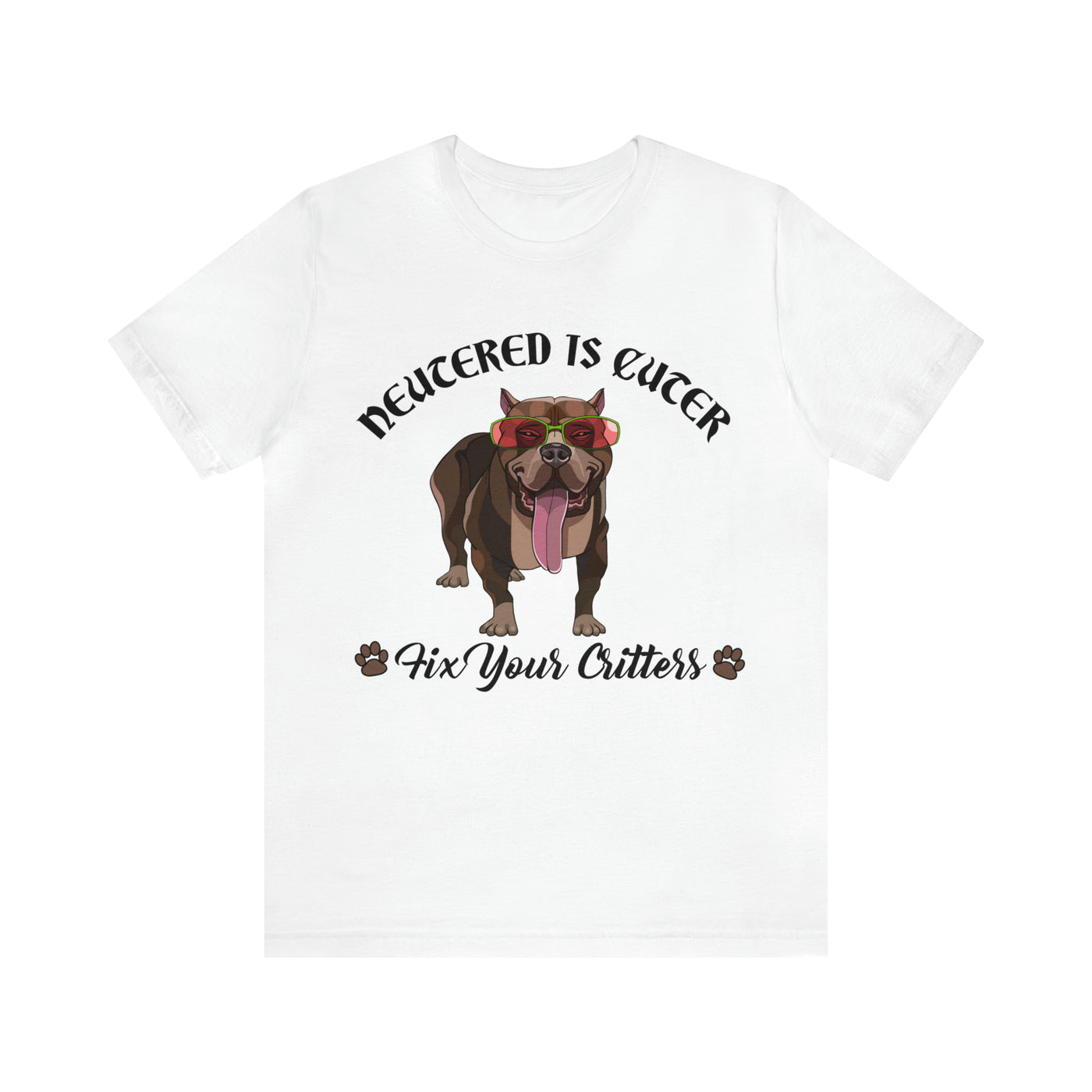 Neutered Is Cuter T-Shirt (Assorted Colors)