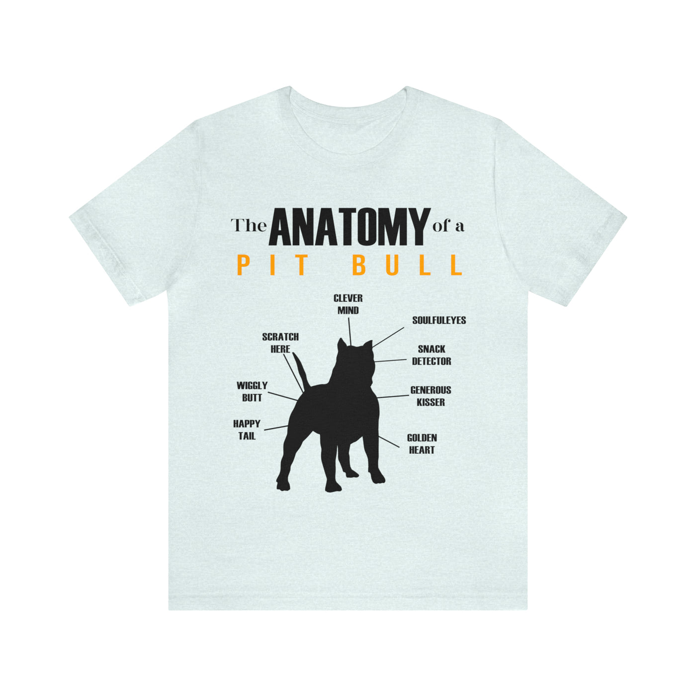 The Anatomy Of A Pitbull T-Shirt (Assorted Colors)