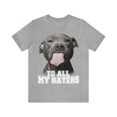 To All My Haters T-Shirt (Assorted Colors)