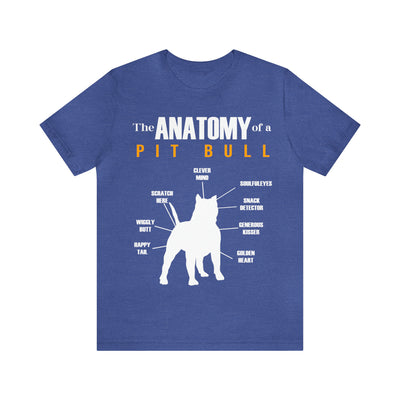 The Anatomy Of A Pitbull T-Shirt (Assorted Colors)