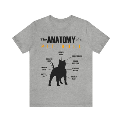 The Anatomy Of A Pitbull T-Shirt (Assorted Colors)