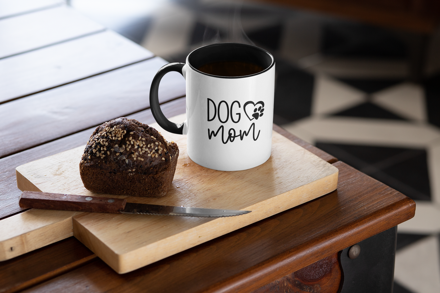 Dog Mom Mug With Heart