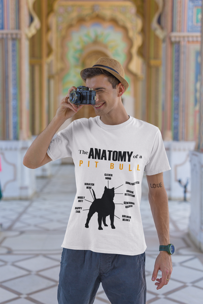 The Anatomy Of A Pitbull T-Shirt (Assorted Colors)