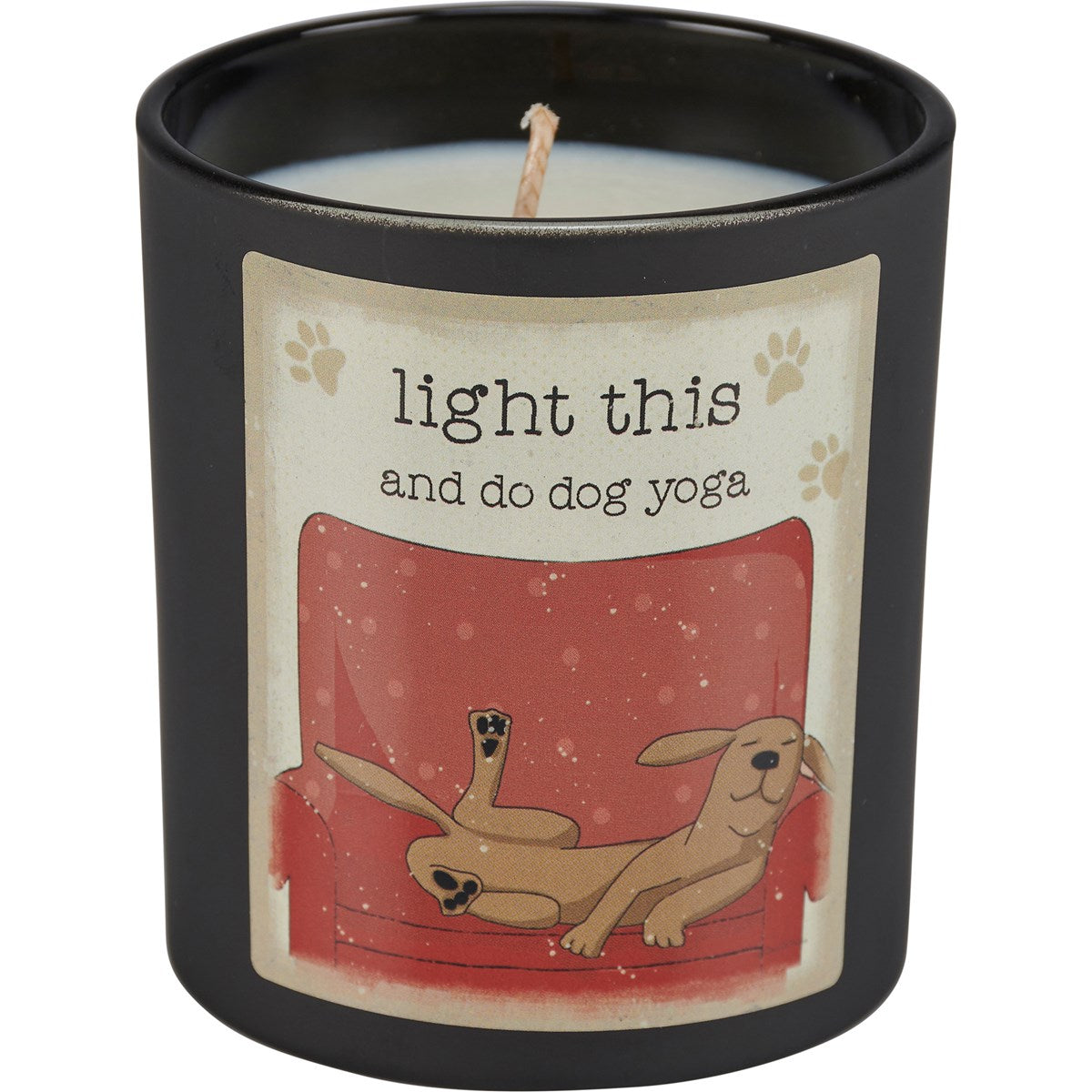 Jar Candle-Light This And Do Dog Yoga