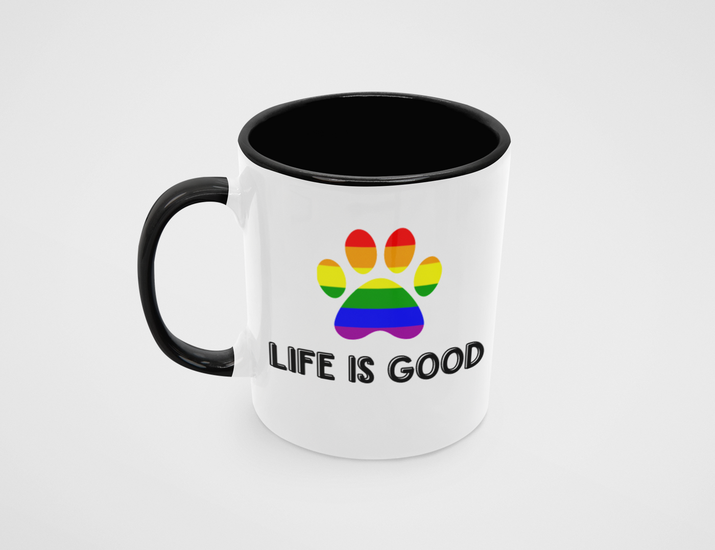 Rainbow Dog Coffee Mug