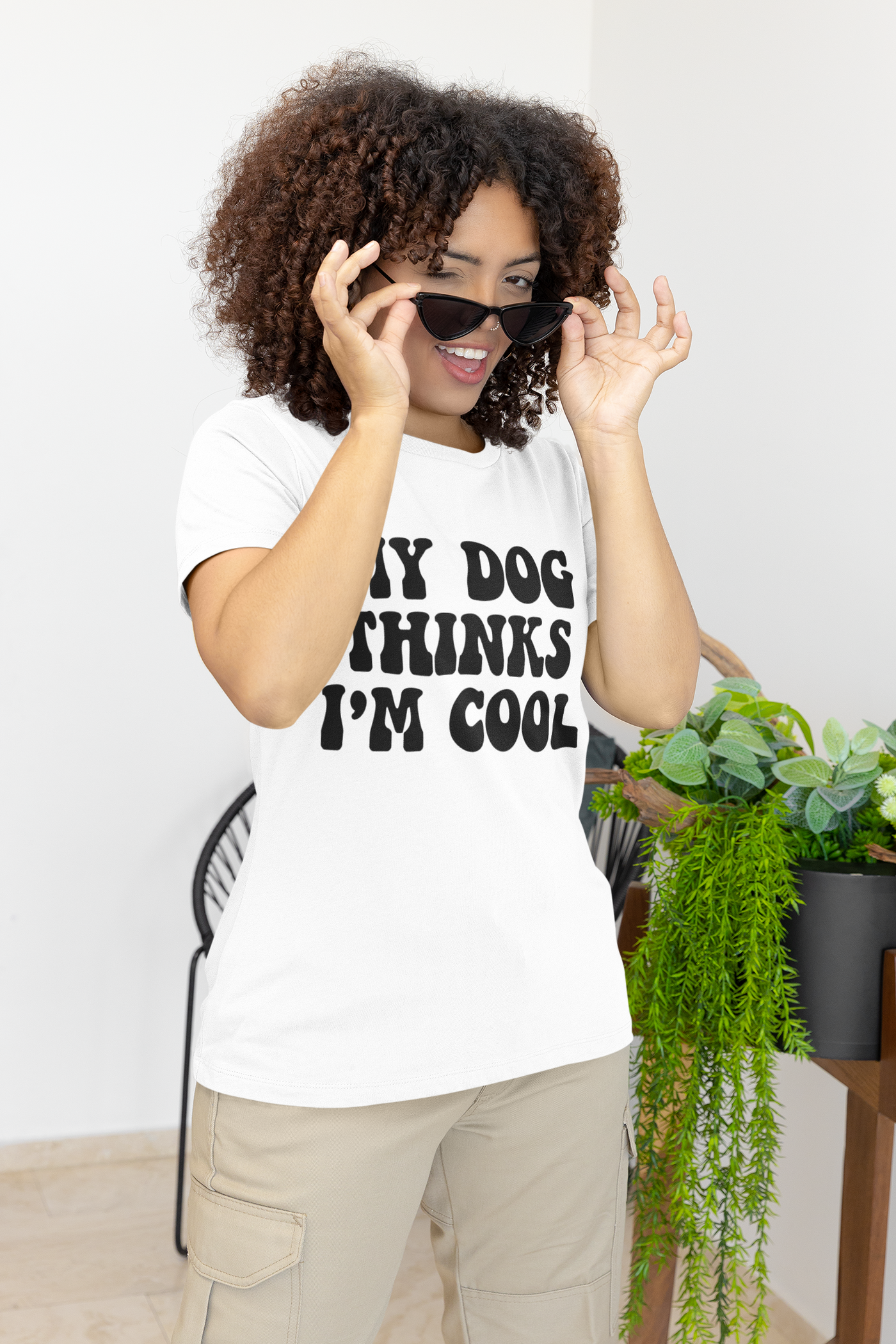 My Dog Thinks I'm Cool T-Shirt (Assorted Colors)