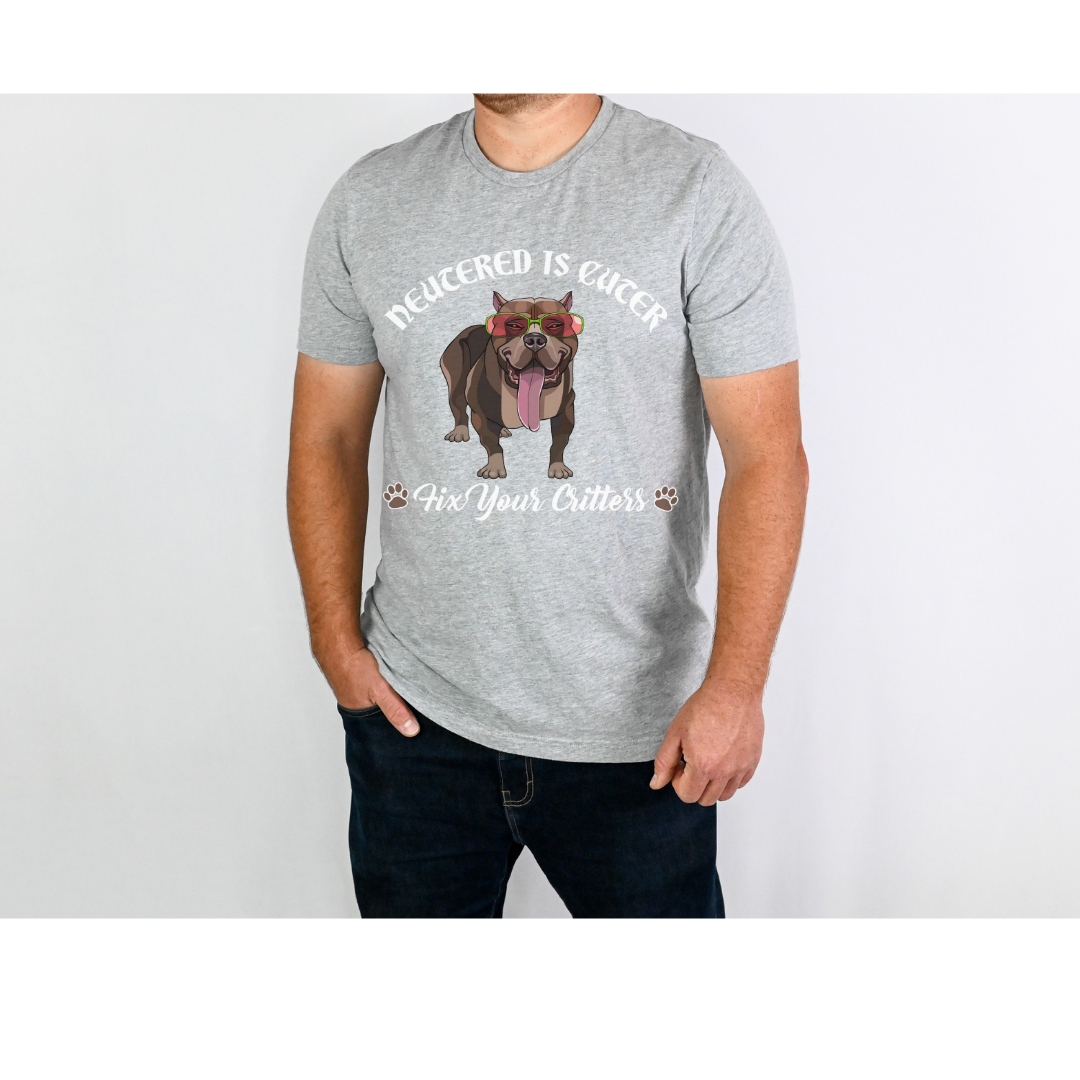 Neutered Is Cuter T-Shirt (Assorted Colors)