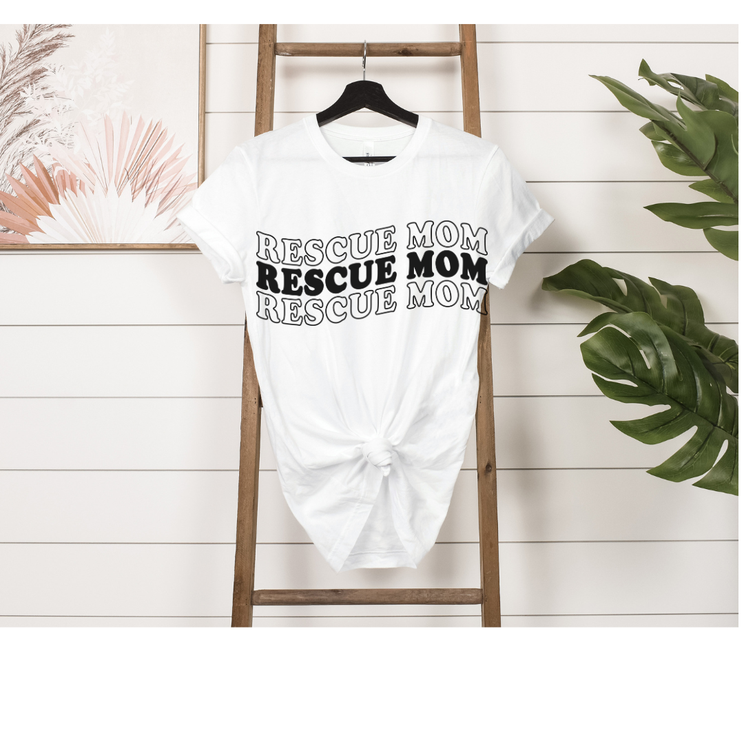 Rescue Mom T-Shirt (Assorted Colors)