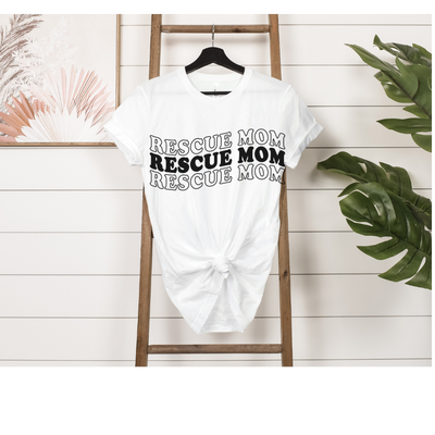 Rescue Mom T-Shirt (Assorted Colors)