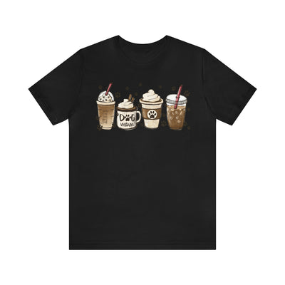 Coffee And Dogs T-Shirt, Assorted Colors