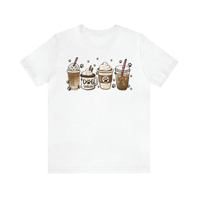 Coffee And Dogs T-Shirt, Assorted Colors