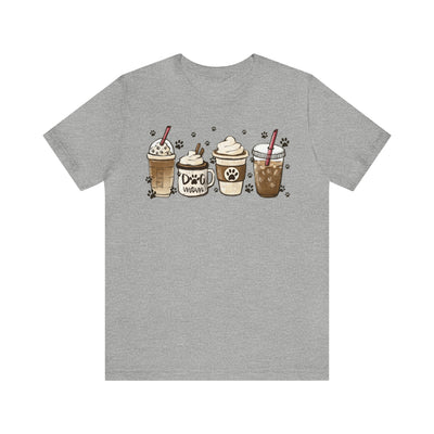 Coffee And Dogs T-Shirt, Assorted Colors